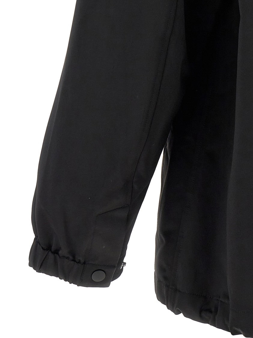 Y-3 Satin-Effect Jacket With Embossed Back Print