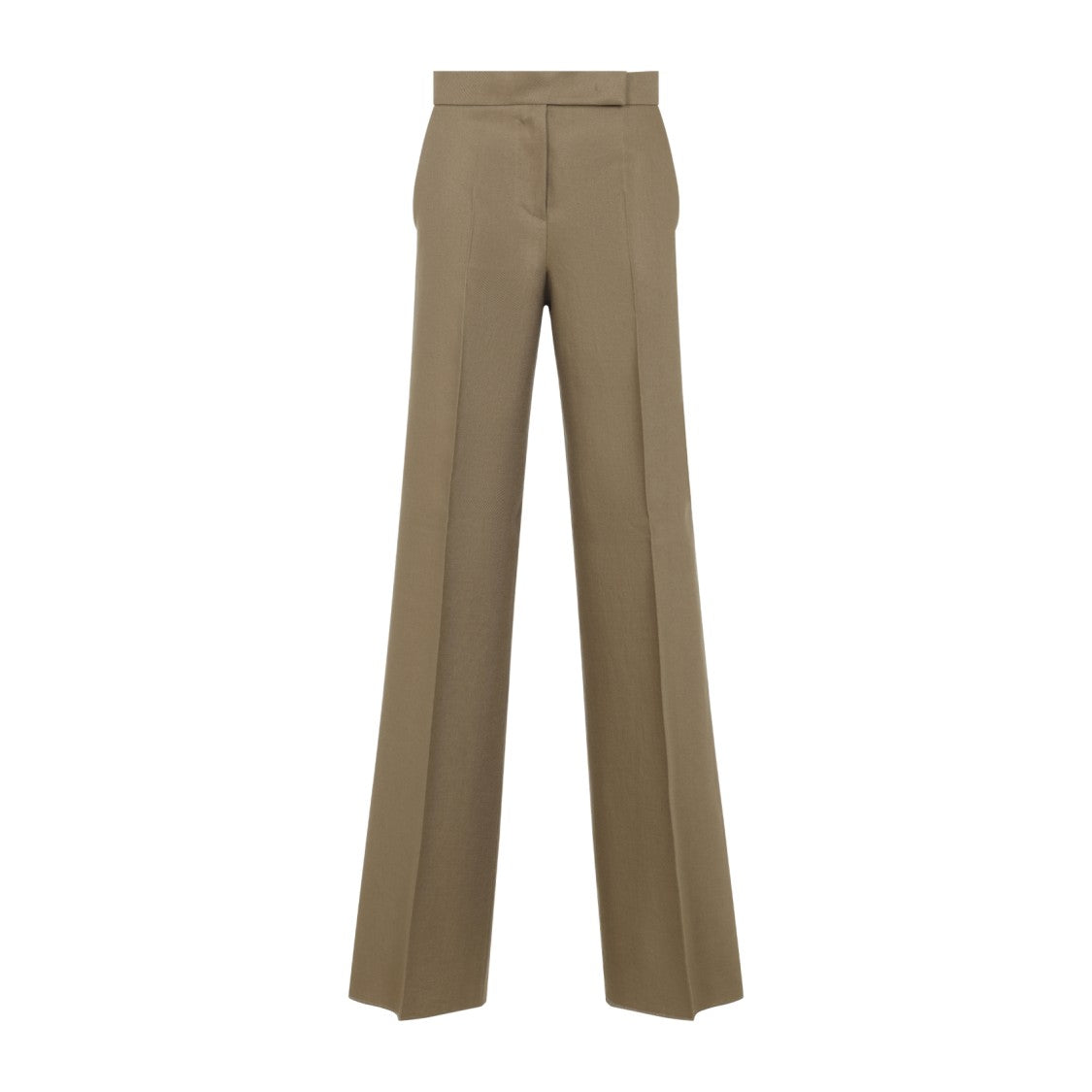 Max Mara Brown Linen Trousers