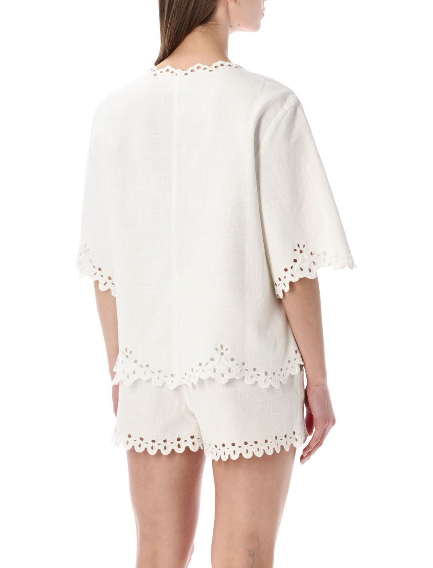 Isabel Marant Étoile Shana Openwork Top