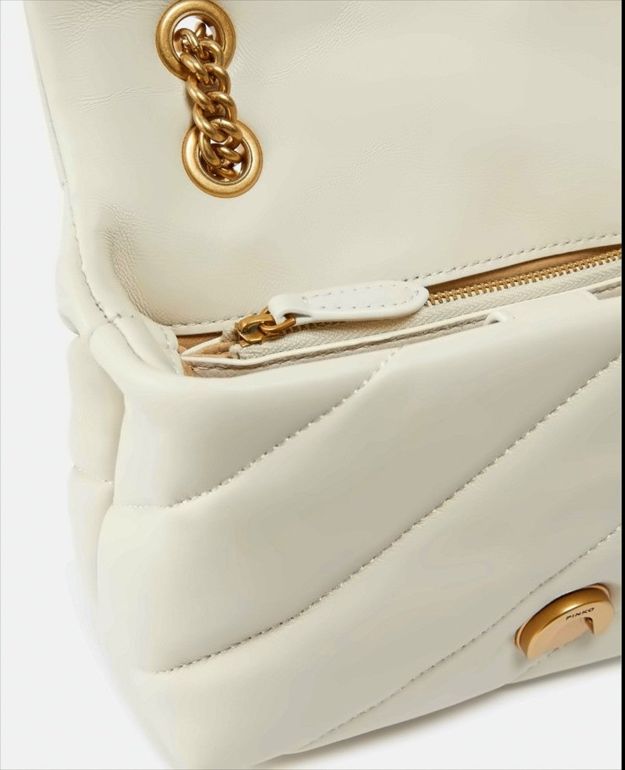 Pinko Mini Quilted Nappa Leather Shoulder Bag