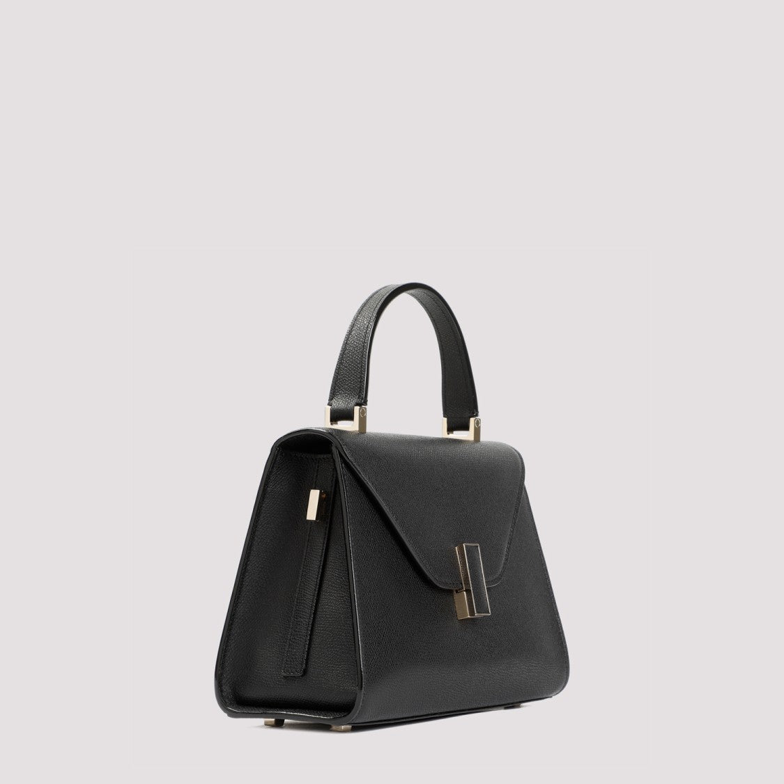 Valextra Black Calf Leather Mini Bag