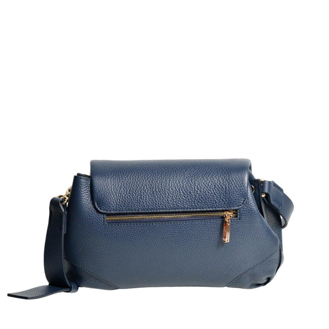 Plinio Visona' Textured Pebbled Leather Shoulder Bag