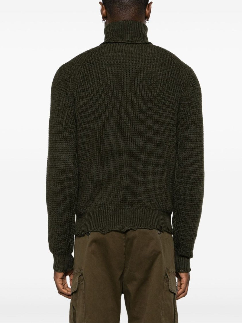 Dsquared2 Roll-Neck Wool Jumper