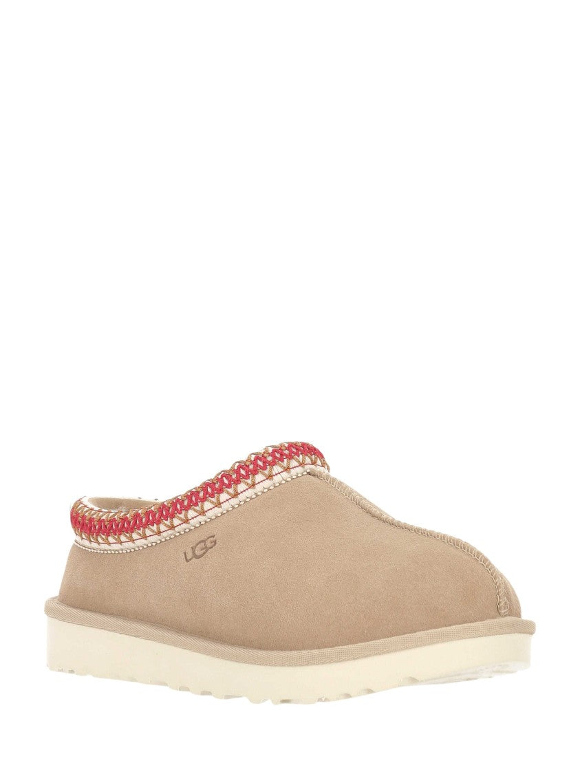 Ugg Brown Decorative Woven Suede Slipper
