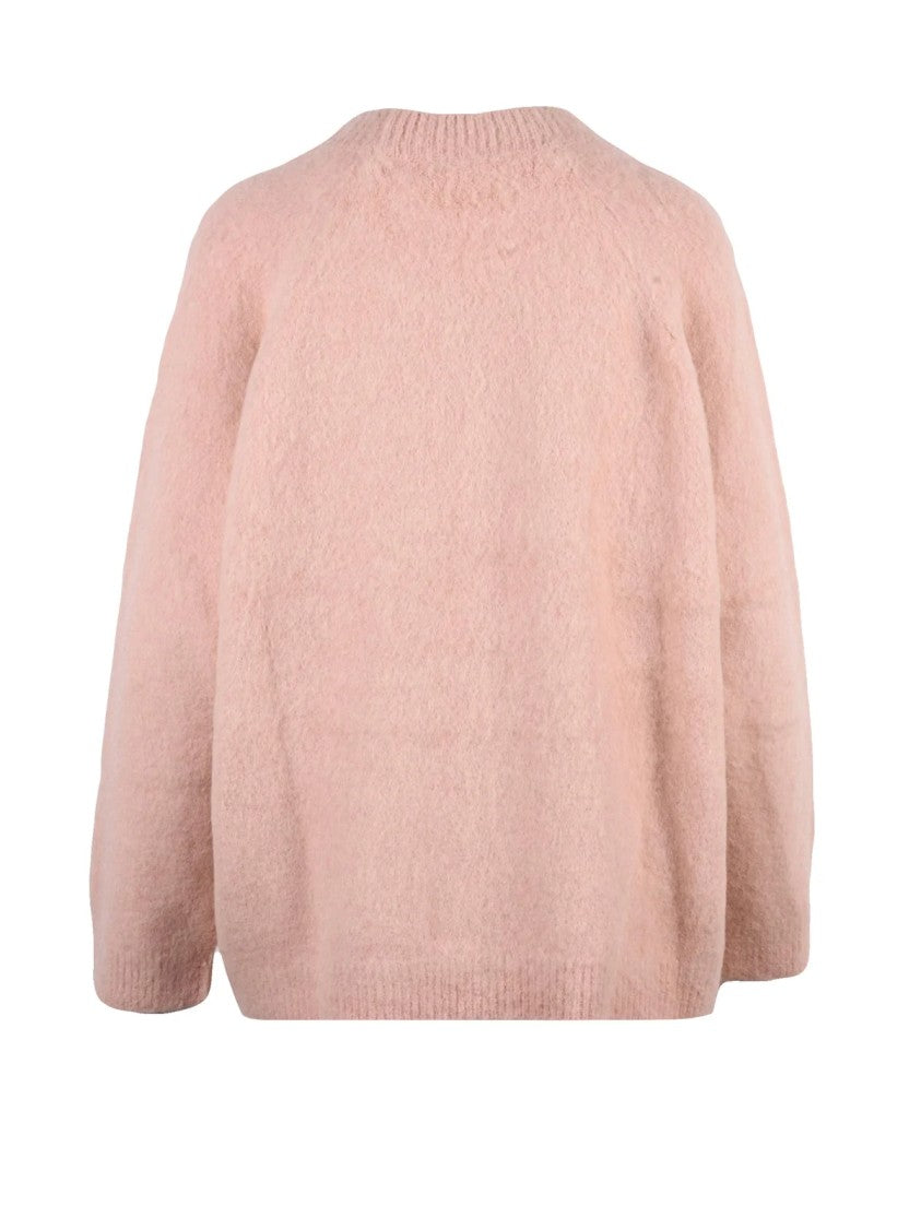Pdr Phisique Du Role Oversized Crew Neck Sweater In Sumptuous Blend Of Alpaca And Mohair