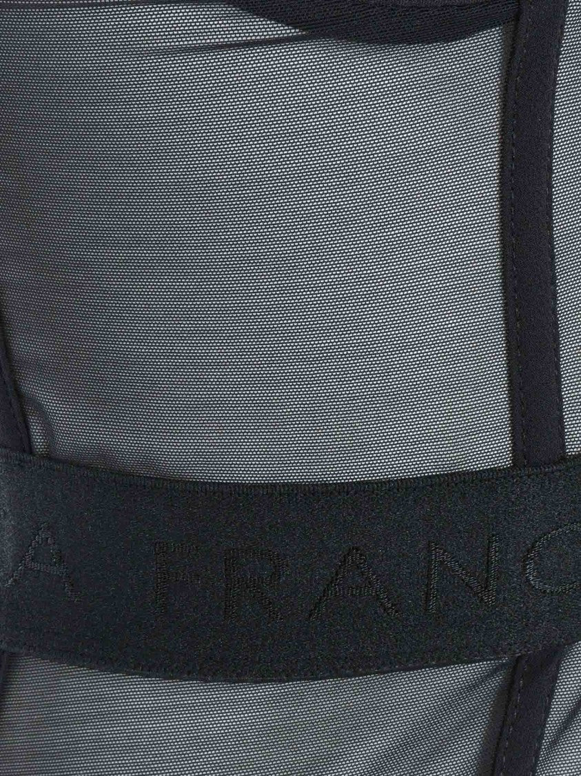 Elisabetta Franchi Midi Dress With Sheer Panels