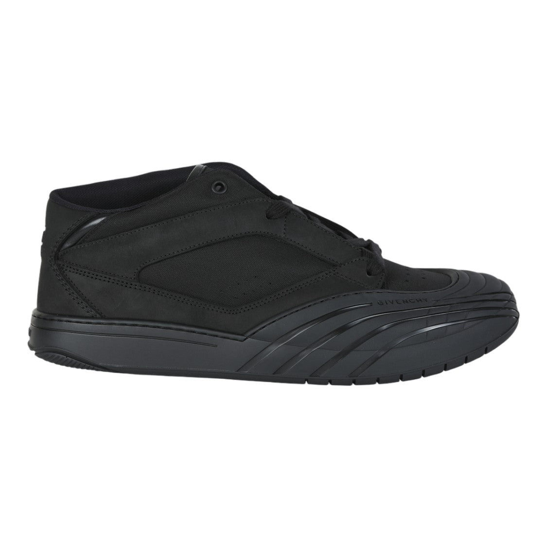 Givenchy Mid-Top Sneakers With Sculpted Wave Pattern