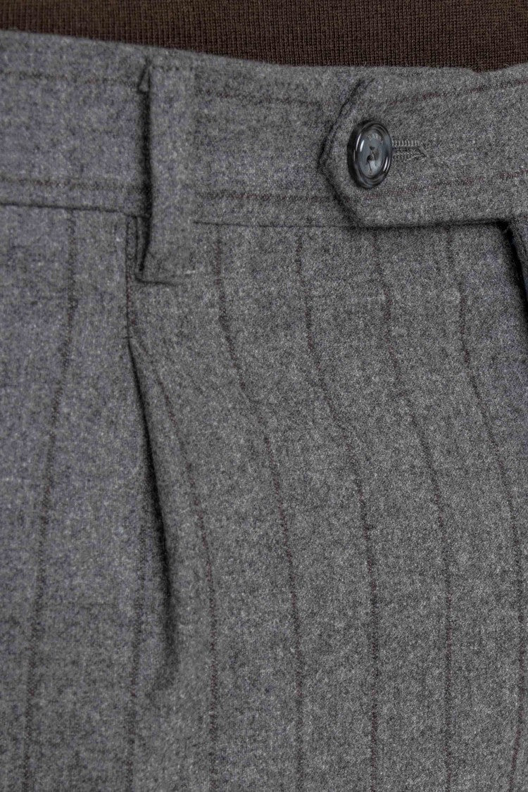 Barba Comfort Wool Pinstripe Suit