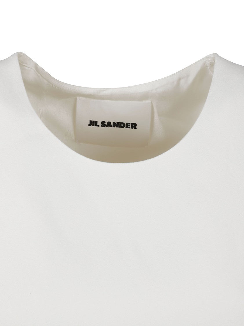 Jil Sander Sleeveless Dress With Round Neckline