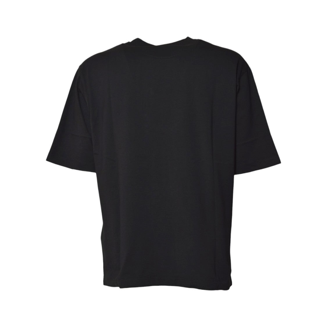 Dsquared2 Short-Sleeve Black T-Shirt With Textured Graphic Logo