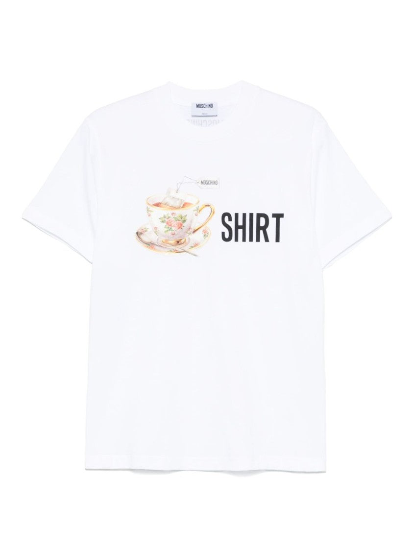 Moschino Short-Sleeved Crew Neck Top
