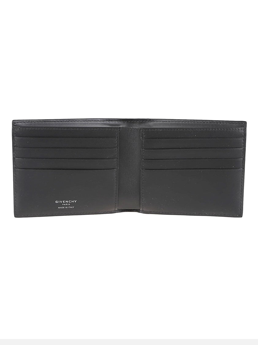 Givenchy Bi-Fold Leather Wallet With Logo Embossing