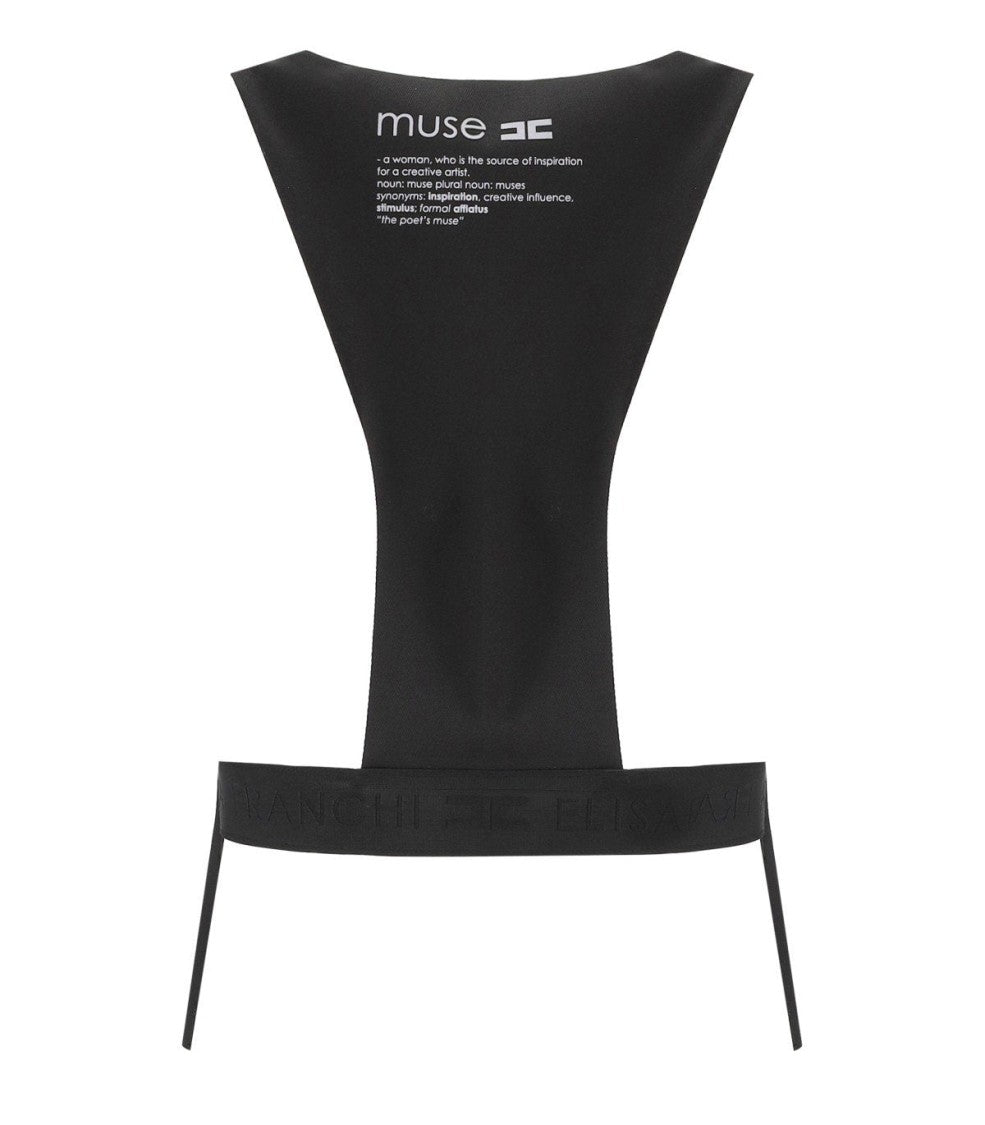 Elisabetta Franchi Black Vest