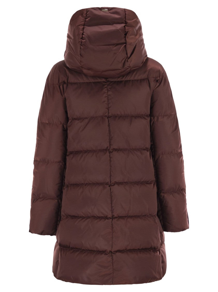 Herno A-Shape Down Jacket With Hood