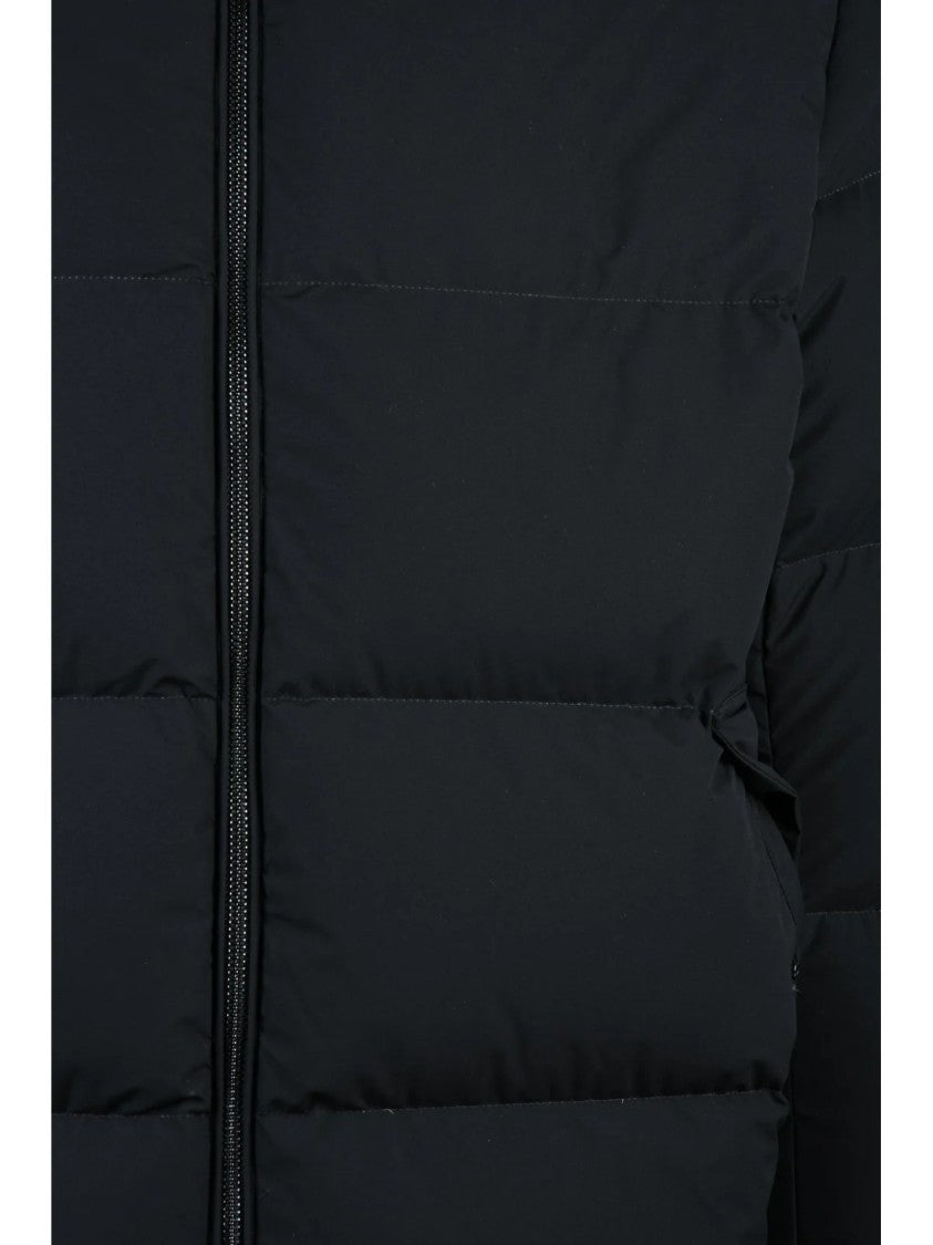 Emporio Armani Down Jacket With Zip Closure And Quilted Design
