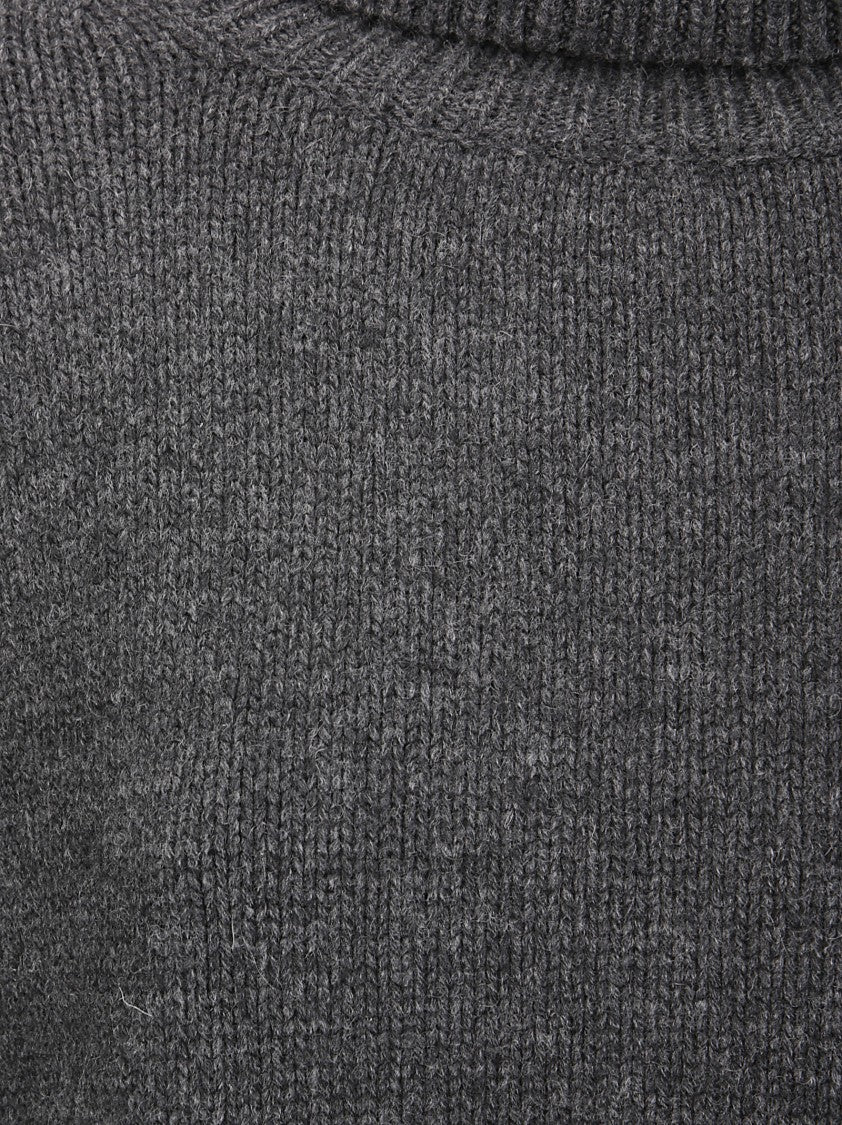 Be You Soft Cashmere Turtleneck Sweater With Side Slits And Relaxed Fit