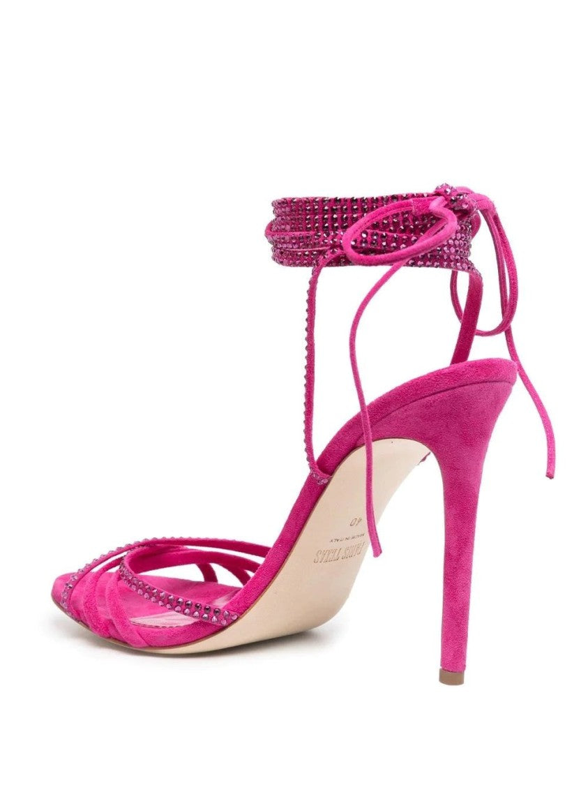 Paris Texas Holly Nicole Lace Up Sandal