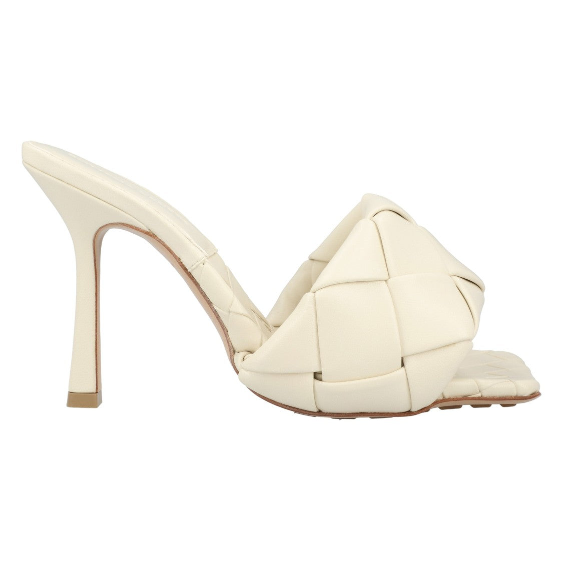 Bottega Veneta Lido Mule White