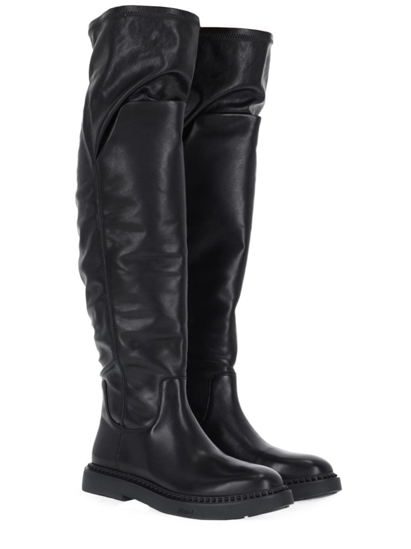 Ash Maxim Smooth Leather Tall Boots