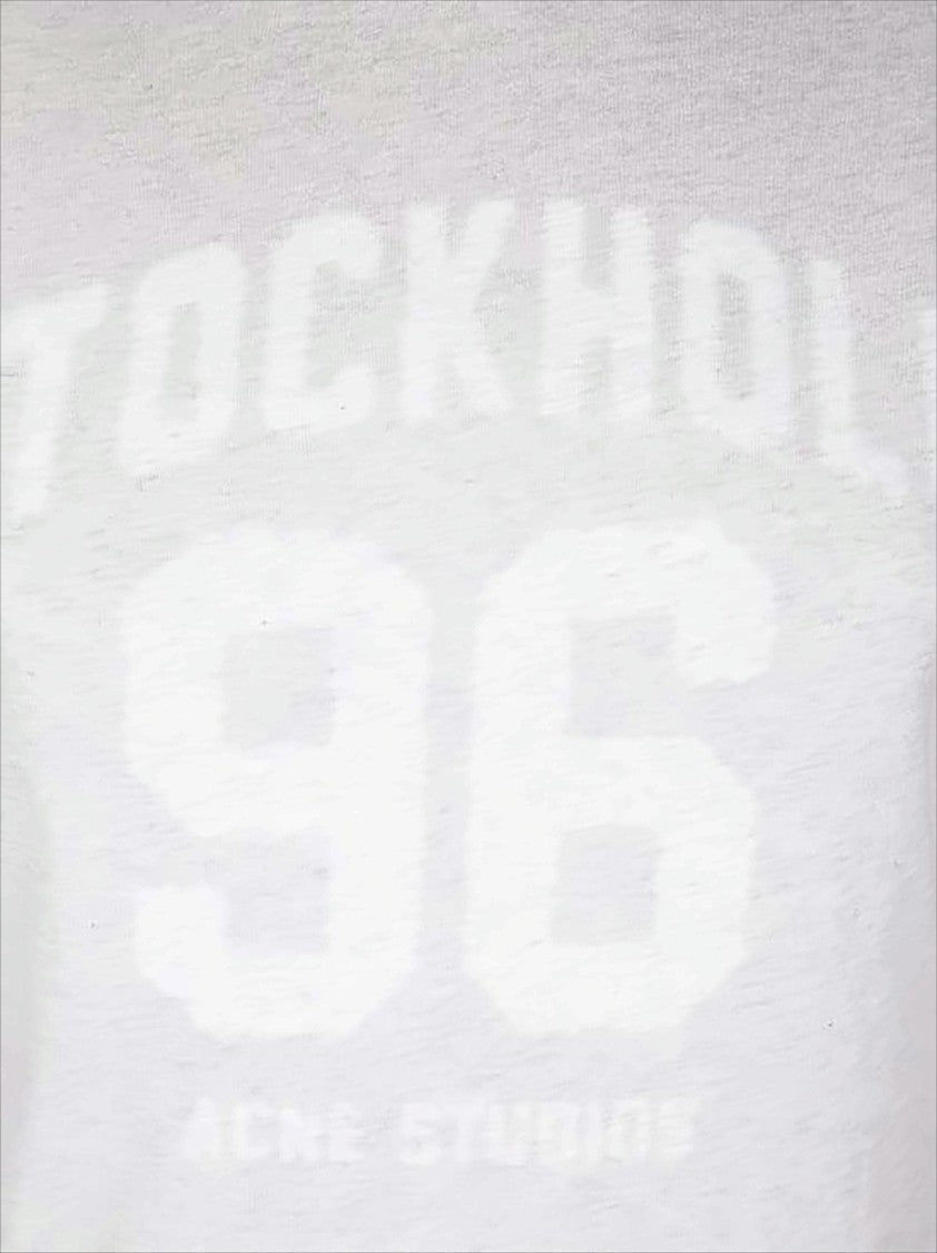 Acne Studios Short-Sleeved Crew Neck T-Shirt With Faded Graphic Print