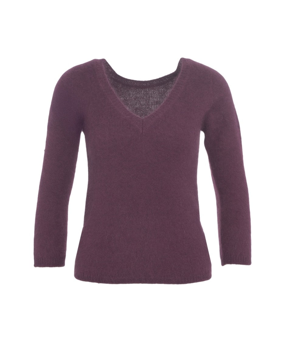 Roberto Collina V-Neck Sweater With Soft Texture And Timeless Design