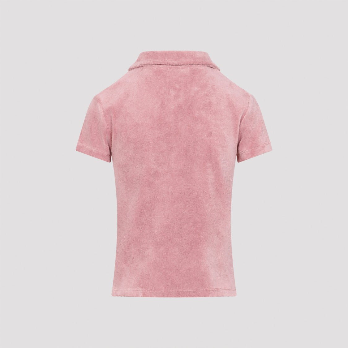 Celine Terry Cotton Polo With Classic Collar