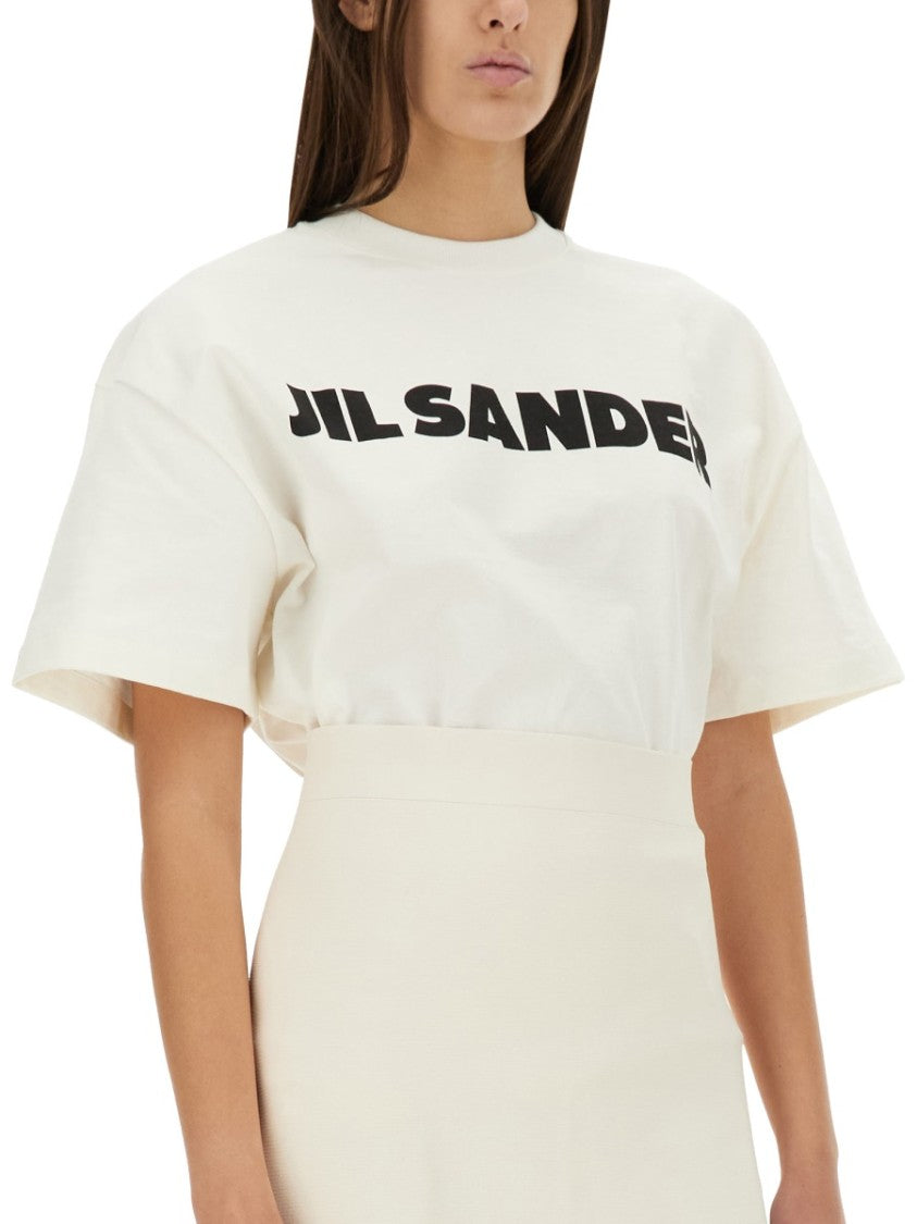 Jil Sander Relaxed-Fit Cotton T-Shirt With Bold Logo