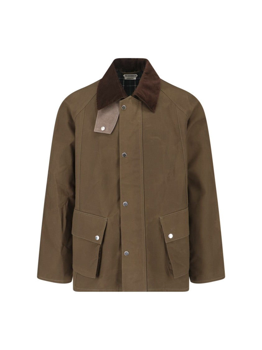 J. W. Anderson Brown Structured Corduroy Collar Cotton Jacket