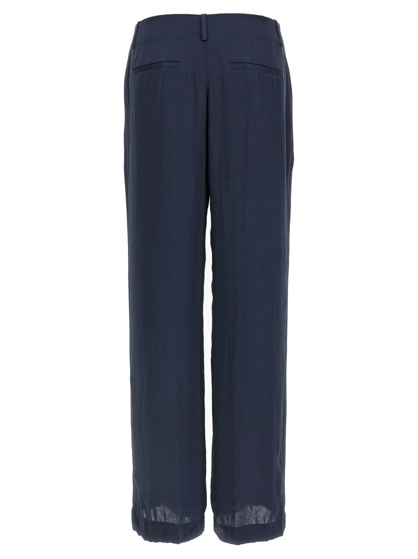 Theory Silk Effect Trousers