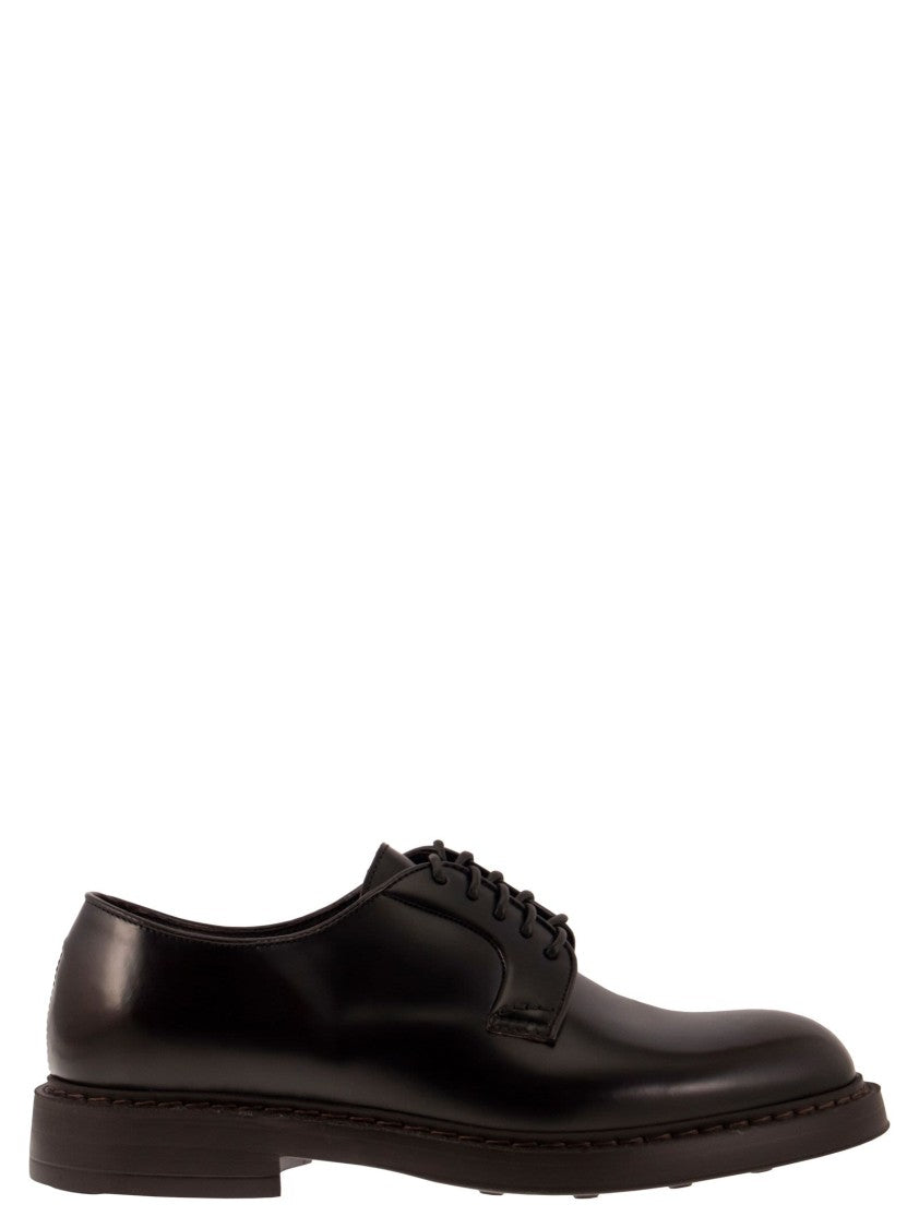 Doucal's Leather Derby Lace-Up