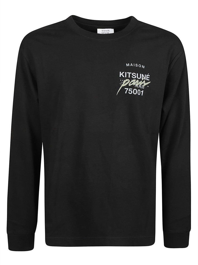 Maison Kitsuné Mmii Profile Fox Oversized Long Sleeve T-Shirt