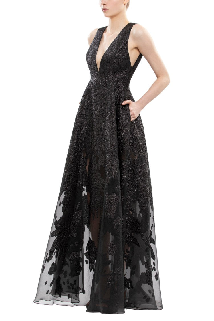 Saiid Kobeisy Brocade Dress