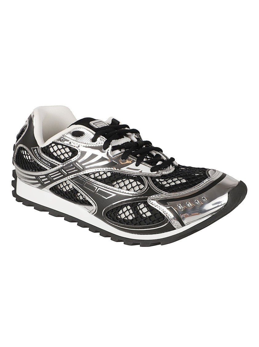 Bottega Veneta Futuristic Mesh Rubber Sole Sneakers