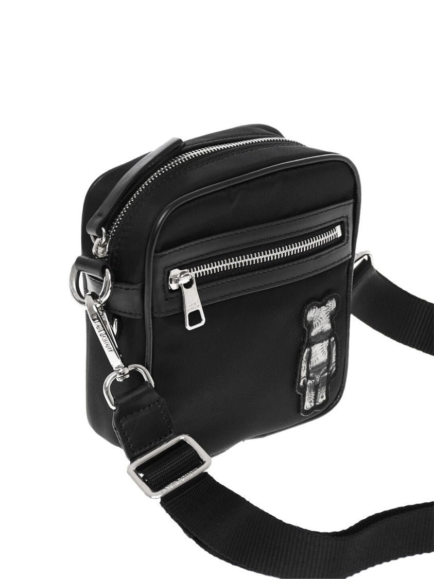 Neil Barrett Bearbrick Logo Nylon Twill Crossboby Bag