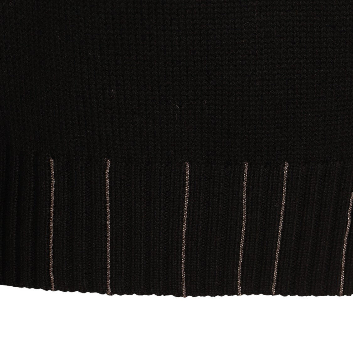 Fabiana Filippi Cropped Black Sweater