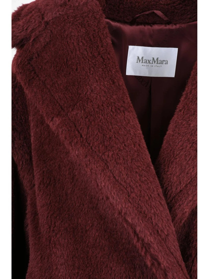 Max Mara Red Alpaca-Blend Tedgirl Coat