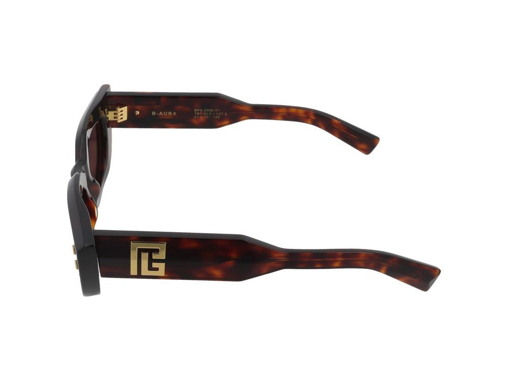 Balmain Tortoiseshell B-Aura Acetate Cat-Eye Sunglasses