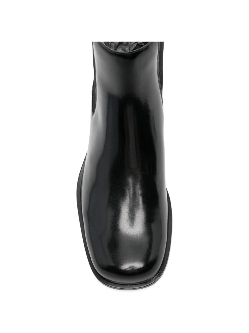 Givenchy Black Square Toe Elasticated Side Boots