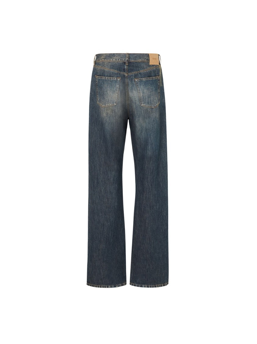 Fendi Blue Bananatex Denim Jeans