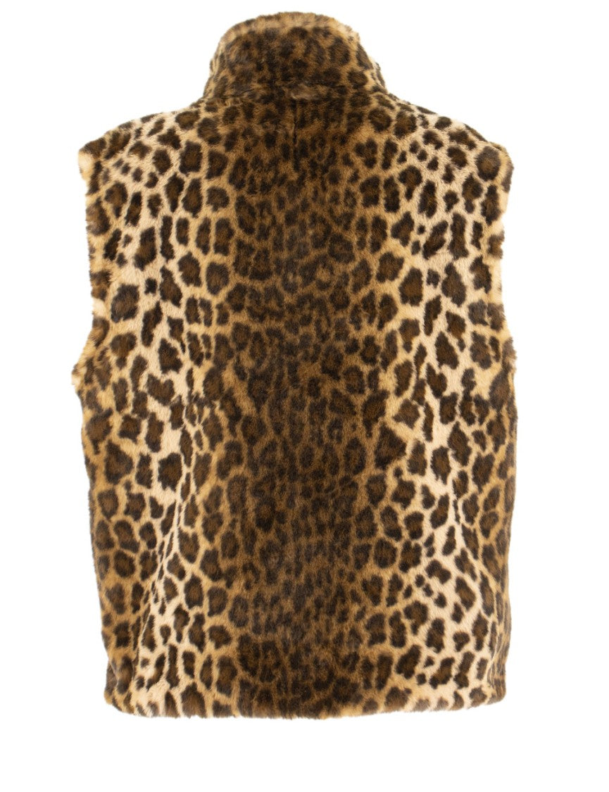 Mc2 Saint Barth Plush Faux Fur Waistcoat