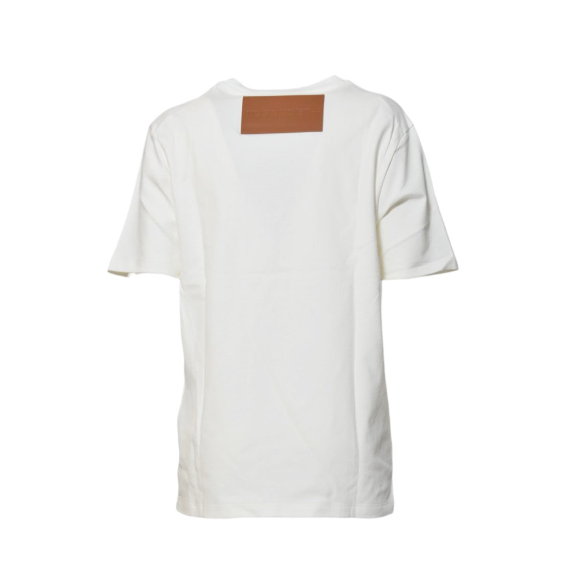 Jil Sander Classic White Cotton Jersey T-Shirt
