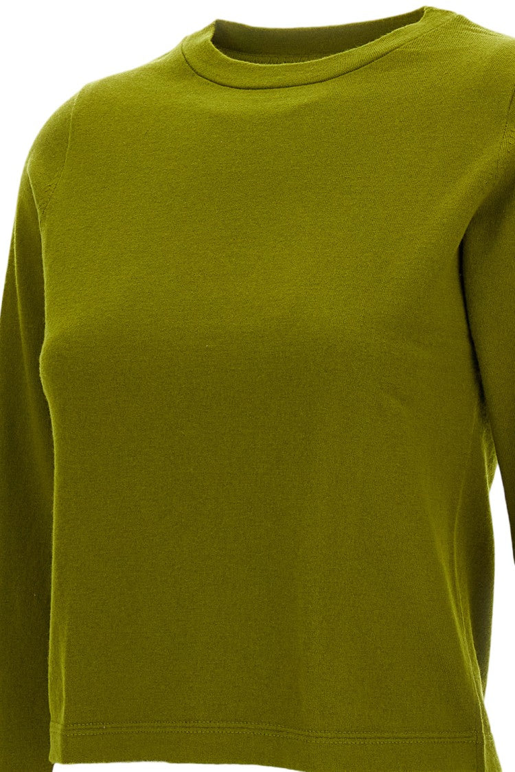 Extreme Cashmere Green Grass N.451 Lisa Short Sleeve Sweater