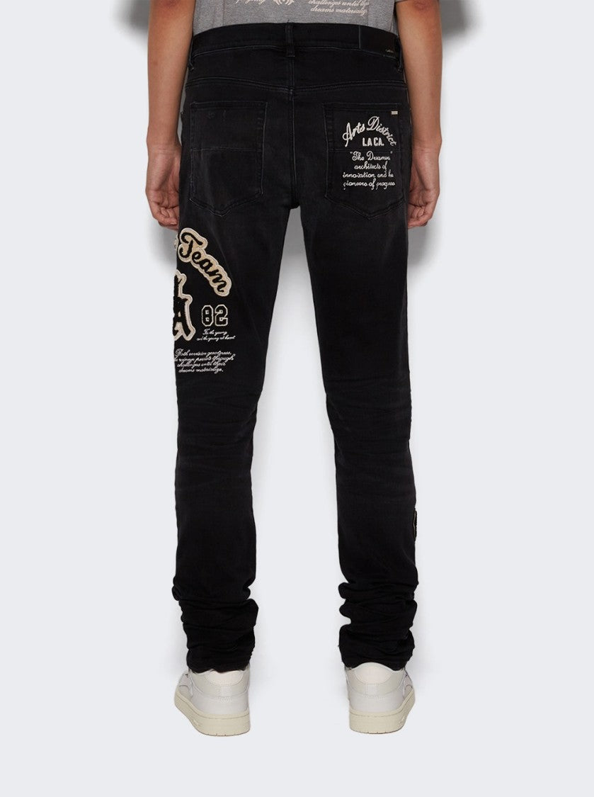 Amiri Dream Team Skinny Jean Vintage Black