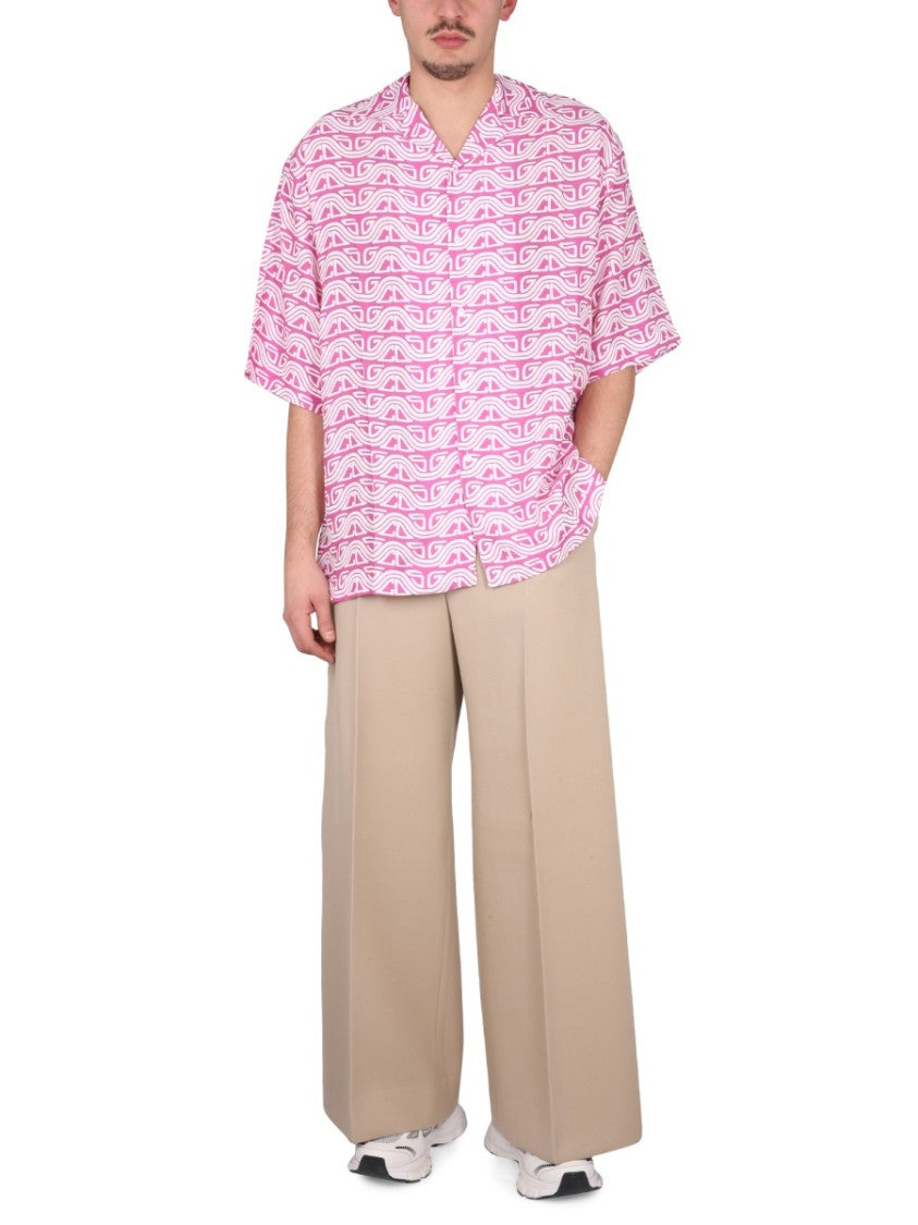 Gcds Monogram Waved Shirt
