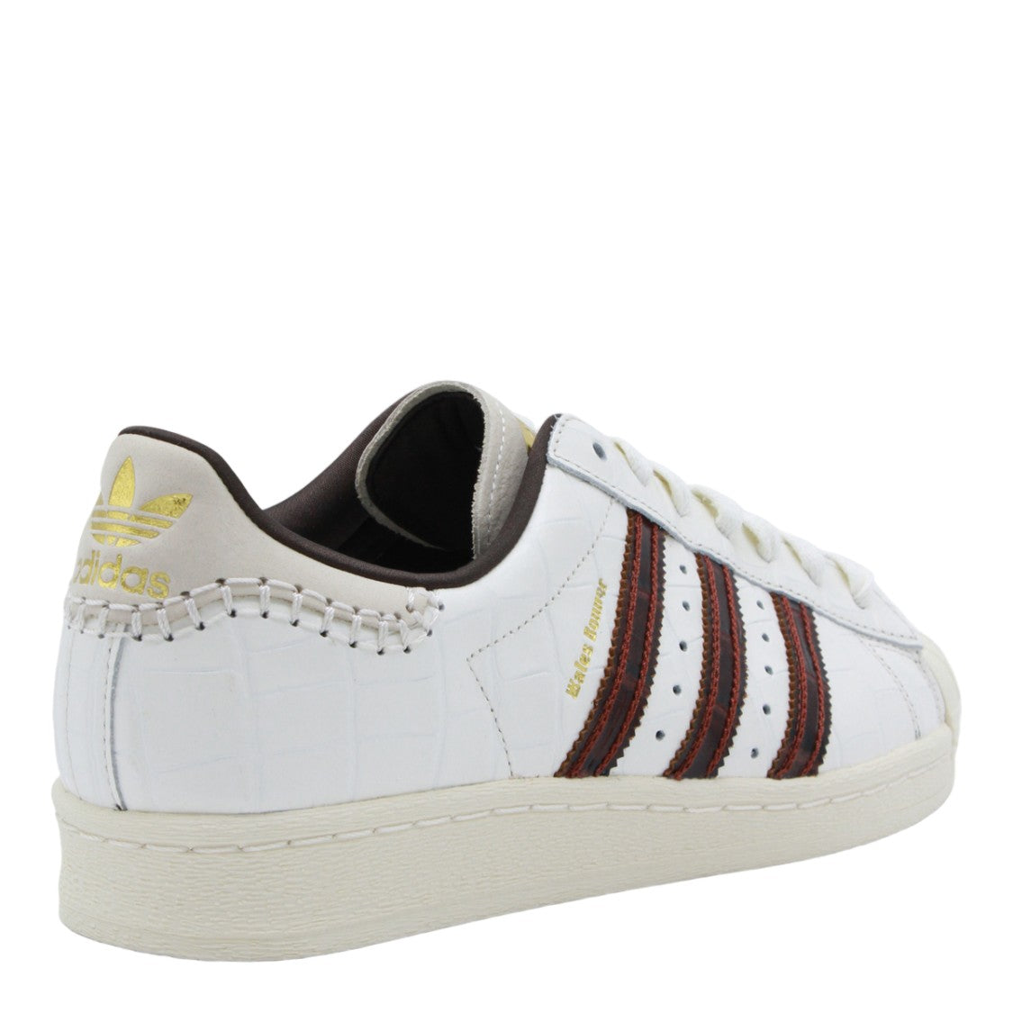 Adidas By Wales Bonner Low-Top Sneakers With Crocodile-Textured Accents