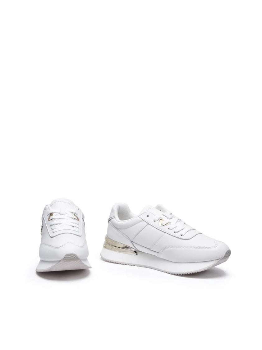 Tommy Hilfiger White Elevated Runner Sneakers