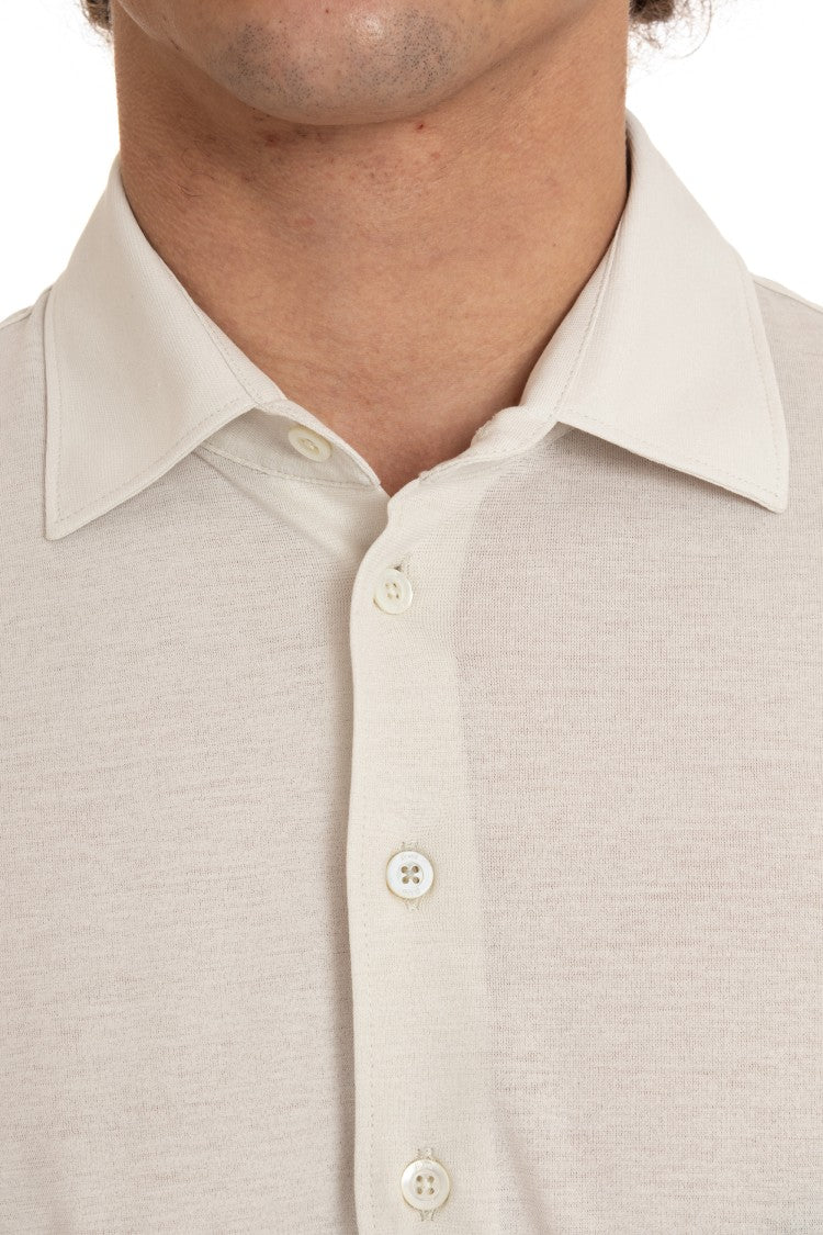 Herno Cotton Crepe Shirt-Polo