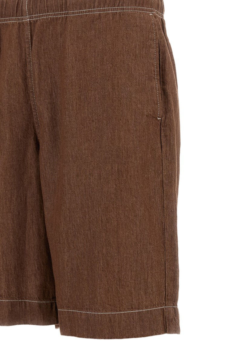 Paul Smith Relaxed Fit Cotton Bermuda Shorts