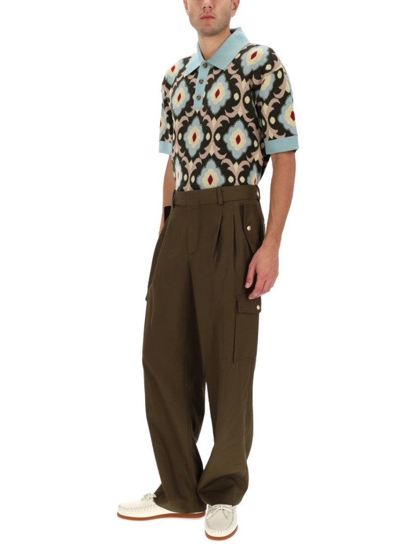 Drôle De Monsieur Straight-Leg Flap Pocket Cargo Pants
