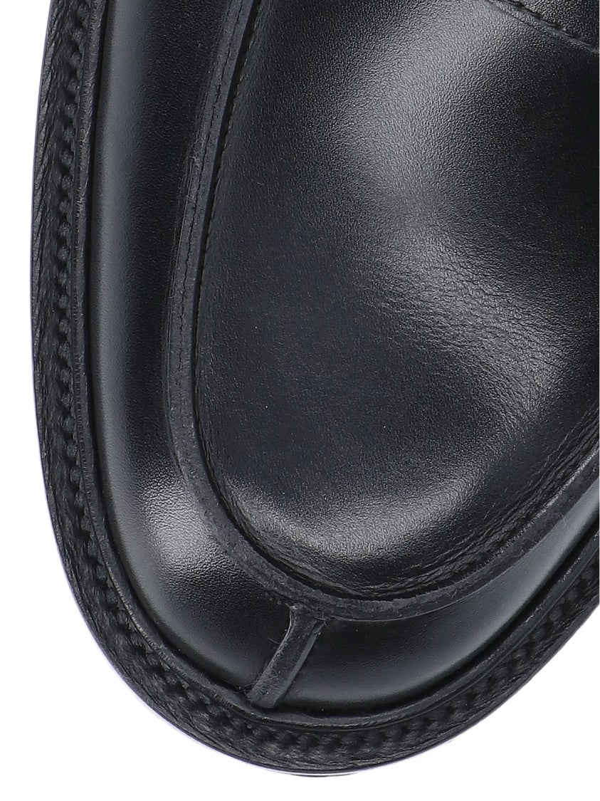 Tricker's James Black Leather Loafers